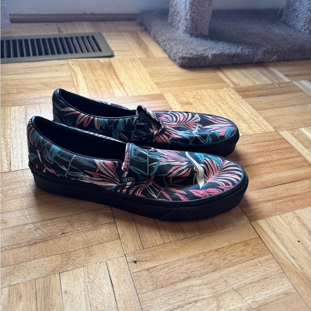 Vans Tropical Print Slip-On Shoes